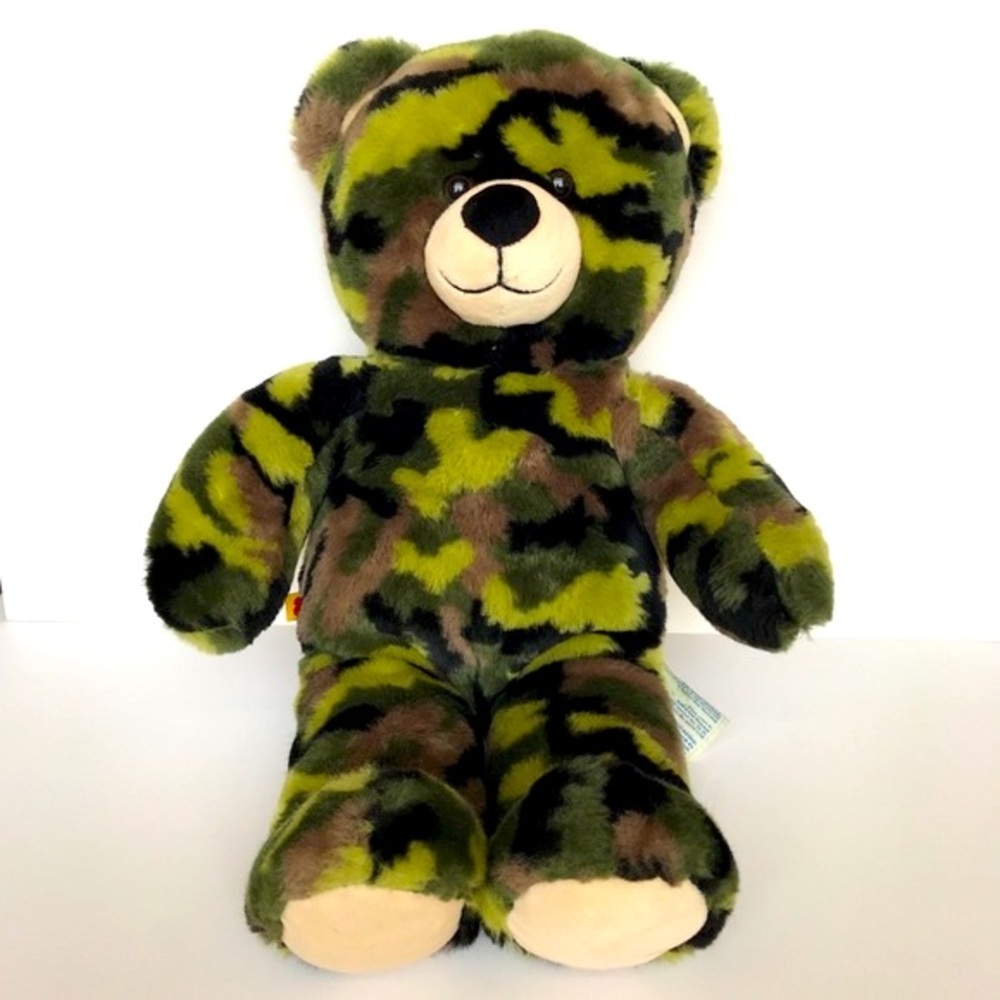 BUILD A BEAR ARMY CAMOUFLAGE BEAR USED FOR ROOM…